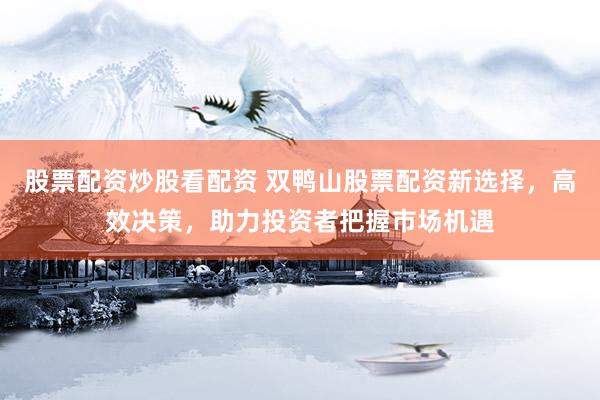 股票配资炒股看配资 双鸭山股票配资新选择，高效决策，助力投资者把握市场机遇