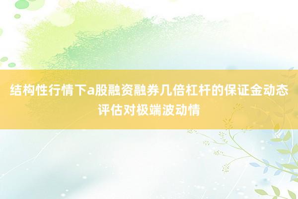 结构性行情下a股融资融券几倍杠杆的保证金动态评估对极端波动情