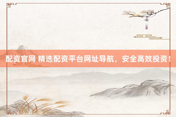 配资官网 精选配资平台网址导航，安全高效投资！